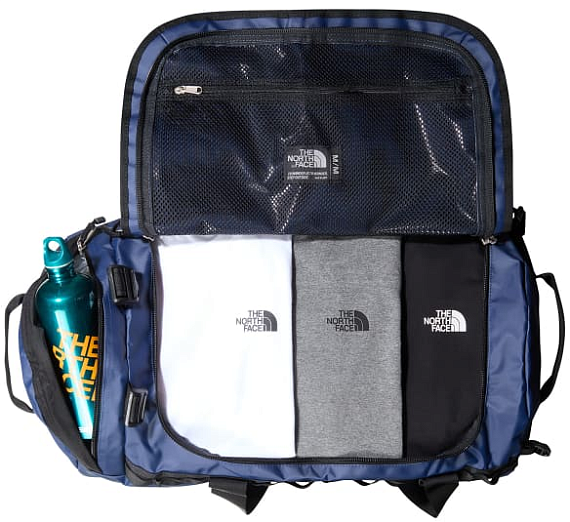 Баул The North Face Base Camp Duffel M Summit Navy/TNF Black/N - Фото 3 большая