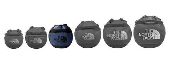 Баул The North Face Base Camp Duffel M Summit Navy/TNF Black/N - Фото 5 большая