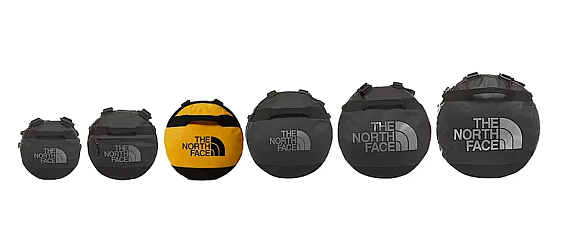 Баул The North Face Base Camp Duffel M Summit Gold/TNF Black/NPF - Фото 5 большая