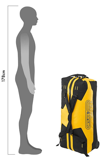 Баул Ortlieb Duffle RS 110 Black/Yellow - Фото 5 большая