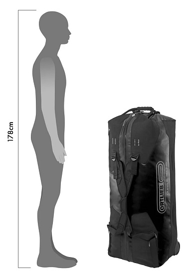 Баул Ortlieb Duffle RS 140 Black - Фото 6 большая