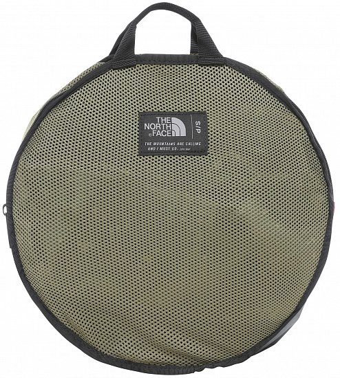 Баул The North Face Base Camp Duffel S Burnt Olive Green Digi Camo/TNF Black - Фото 4 большая