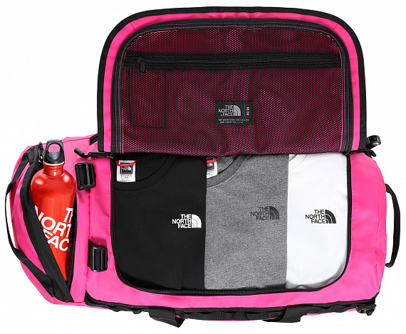 Баул The North Face Base Camp Duffel M Mr. Pink/TNF Black - Фото 3 большая
