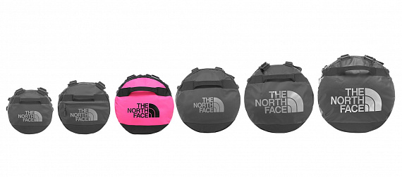 Баул The North Face Base Camp Duffel M Mr. Pink/TNF Black - Фото 4 большая