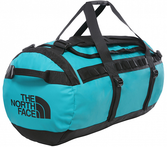 Баул The North Face Base Camp Duffel L Fanfare Green/TNF Black - Фото 1 большая