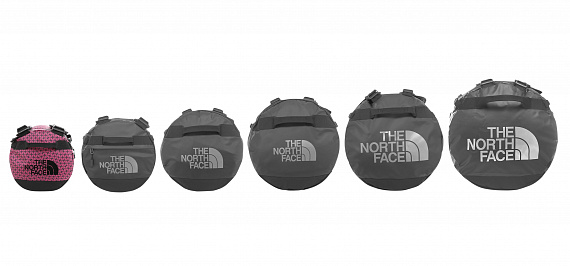 Баул The North Face Base Camp Duffel XS Festival Pink Melting Dome Print/TNF Black - Фото 5 большая