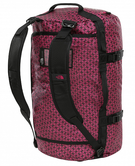 Баул The North Face Base Camp Duffel S Festival Pink Melting Dome Print/TNF Black - Фото 2 большая
