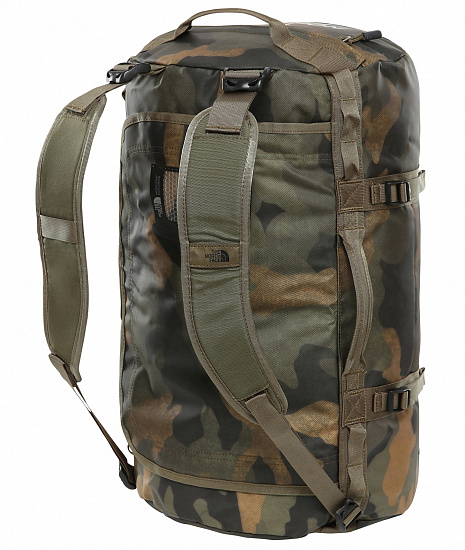 Баул The North Face Base Camp Duffel S Burnt Olive Green Waxed Camo Print/Burnt Olive - Фото 2 большая