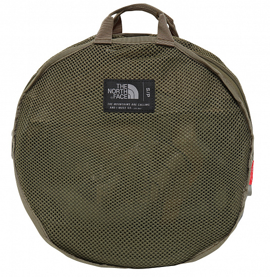 Баул The North Face Base Camp Duffel S Burnt Olive Green Waxed Camo Print/Burnt Olive - Фото 4 большая