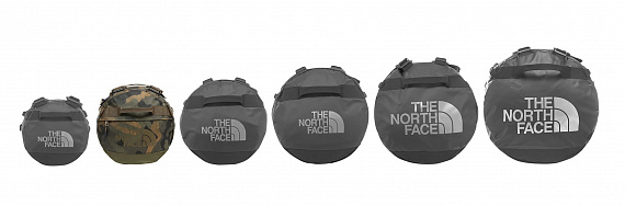 Баул The North Face Base Camp Duffel S Burnt Olive Green Waxed Camo Print/Burnt Olive - Фото 5 большая