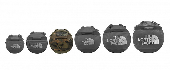 Баул The North Face Base Camp Duffel M Burnt Olive Green Waxed Camo Print/Burnt Olive - Фото 5 большая