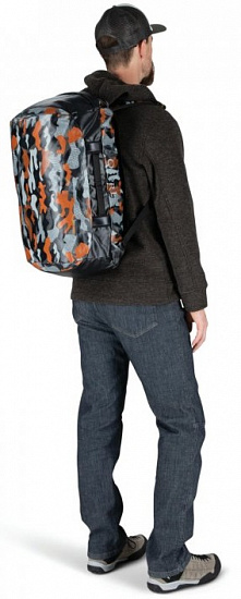 Баул Osprey Transporter 40 Black/Camo Orange - Фото 6 большая