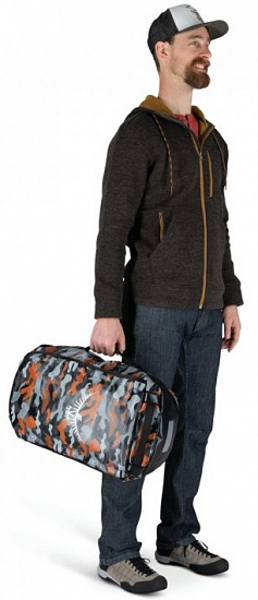Баул Osprey Transporter 40 Black/Camo Orange - Фото 7 большая