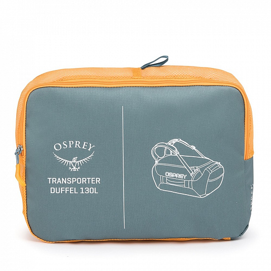 Баул Osprey Transporter 130 Keystone Grey - Фото 9 большая