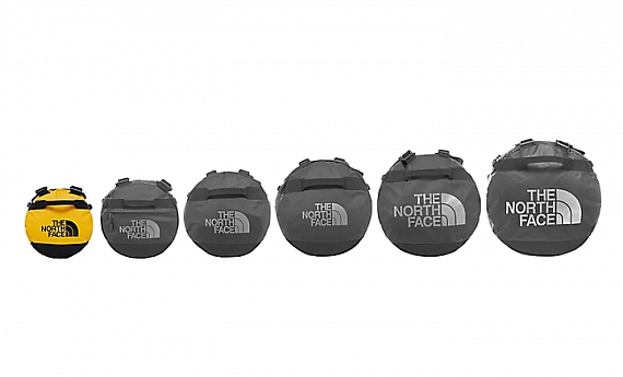 Баул The North Face Base Camp Duffel - XS Summit Gold-TNF Black - Фото 4 большая
