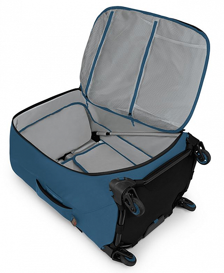 Сумка на колесах Osprey Ozone 4-Wheel 85L Coastal Blue - Фото 4 большая