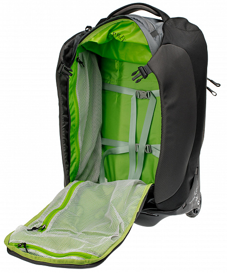 Сумка на колесах Osprey Meridian 60 Metal Grey - Фото 5 большая