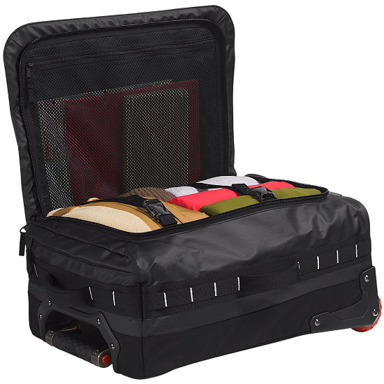 Сумка на колёсах The North Face Base Camp Voyager 21 Roller Tnf Black/Tnf White/Npf - Фото 3 большая