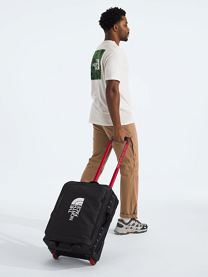 Сумка на колёсах The North Face Base Camp Voyager 21 Roller Tnf Black/Tnf White/Npf - Фото 5 большая
