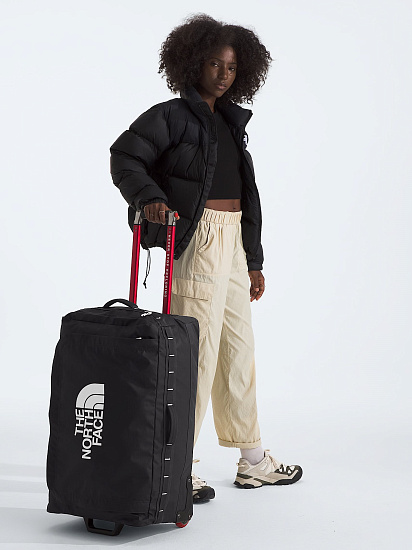 Сумка на колёсах The North Face Base Camp Voyager 29 Roller Tnf Black/Tnf White/Npf - Фото 4 большая