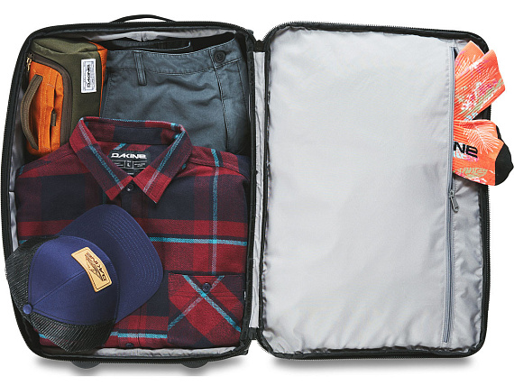 Сумка на колесах Dakine Carry On EQ Roller 40 л Carbon - Фото 3 большая