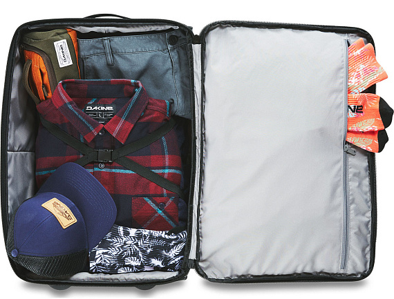 Сумка на колесах Dakine Carry On EQ Roller 40 л Carbon - Фото 4 большая