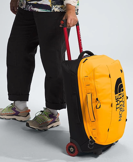 Сумка на колёсах The North Face Base Camp Rolling Thunder 22 Summit Gold/Tnf Black/N - Фото 5 большая