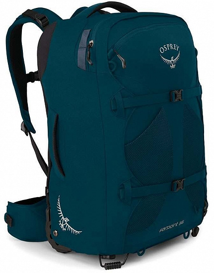 Сумка на колесах Osprey Farpoint Wheels 36 Petrol Blue - Фото 1 большая