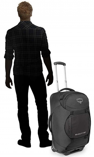 Сумка на колёсах Osprey SoJourn 60 Flash Black - Фото 4 большая