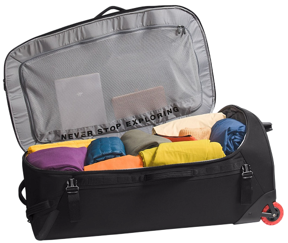 Сумка на колёсах The North Face Base Camp Rolling Thunder 36" Tnf Black/Tnf White/Npf - Фото 4 большая