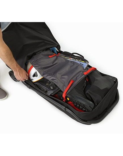 Сумка на колесах Arcteryx V110 Rolling Duffel Black - Фото 12 большая