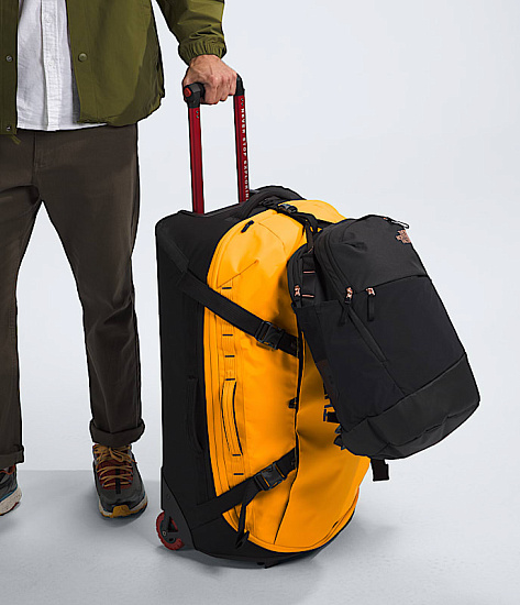 Сумка на колёсах The North Face Base Camp Rolling Thunder 28 Summit Gold/TNF Black/N - Фото 10 большая