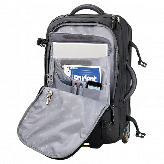 Сумка Jack Wolfskin Railman 40 Black - Фото 2 большая