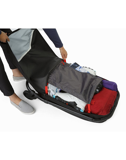 Чемодан Arcteryx V80 Rolling 80 л Black - Фото 9 большая