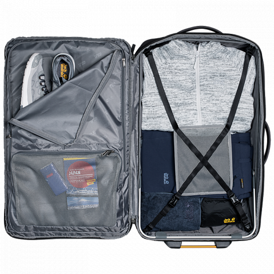 Сумка на колесах Jack Wolfskin Trt Rail 90 Phantom - Фото 2 большая