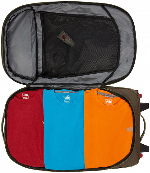 Сумка на колесах The North Face Longhaul 30 Taupe Green - Фото 3 большая
