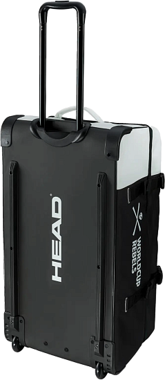 Сумка на колёсах Head Rebels Travel Black/White/Speed Blue - Фото 2 большая