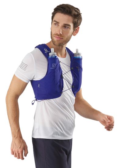 Рюкзак Salomon Adv Skin 5 Set Clematis Blue/Ebon - Фото 2 большая