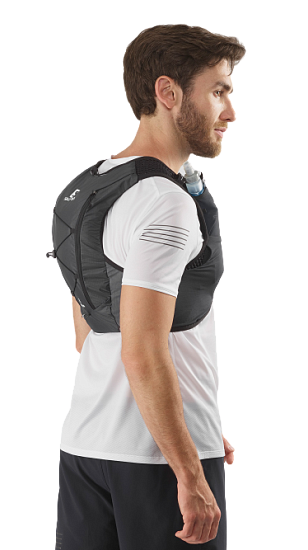 Рюкзак Salomon Active Skin 4 Set Ebony/Black - Фото 3 большая