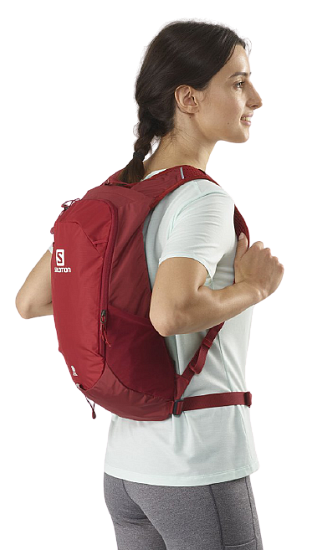 Рюкзак Salomon Trailblazer 10 Red Chili/Rd Dahli - Фото 3 большая