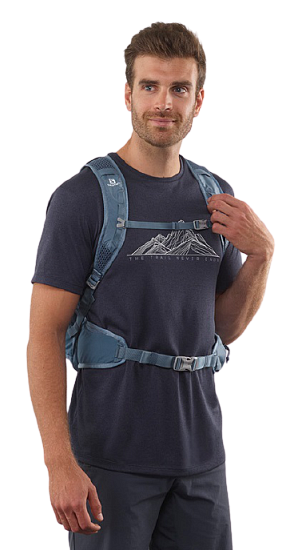 Рюкзак Salomon Trailblazer 20 Copen Blue - Фото 3 большая