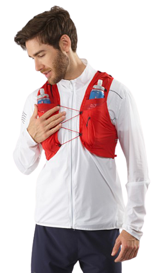 Рюкзак Salomon Sense Pro 5 Set Goji Berry - Фото 2 большая