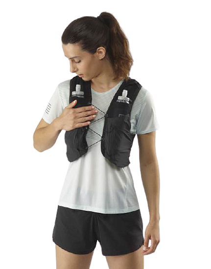 Рюкзак Salomon Sense Pro 10 Set Black - Фото 6 большая