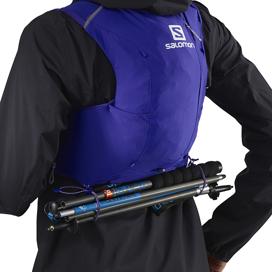 Рюкзак женский Salomon Adv Skin 8 Set Clematis Blue/Al - Фото 5 большая