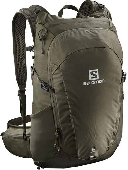 Рюкзак Salomon Trailblazer 30 Martini Olive/Olive Night/Ebony - Фото 1 большая