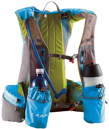 Рюкзак Camp Ultra Trail Vest Green/Light Blue - Фото 2 большая