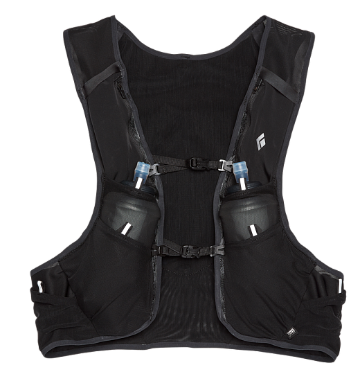 Рюкзак Black Diamond Distance 4 Hydration Vest Black - Фото 2 большая