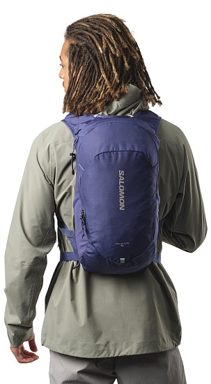 Рюкзак Salomon Trailblazer 10 Mazarine Blue/Ghost Grey - Фото 3 большая