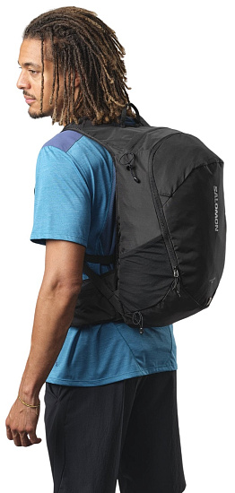 Рюкзак Salomon Trailblazer 20 Black/Alloy - Фото 6 большая