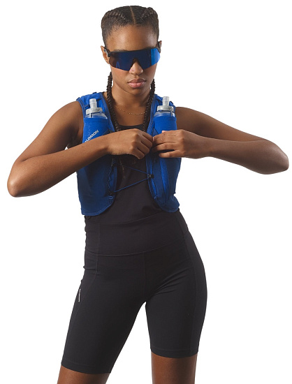 Рюкзак Salomon Adv Skin 5 Set Nautical Blue/Limonges - Фото 3 большая